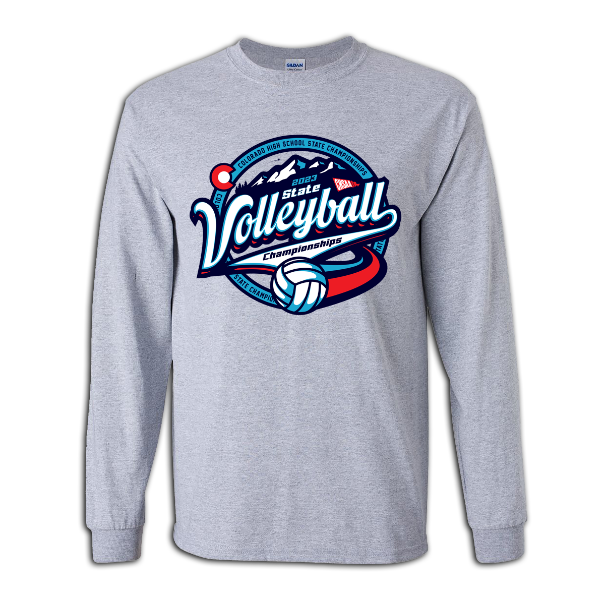 2023 CHSAA State Championship Girls Volleyball Long Sleeve Shirt