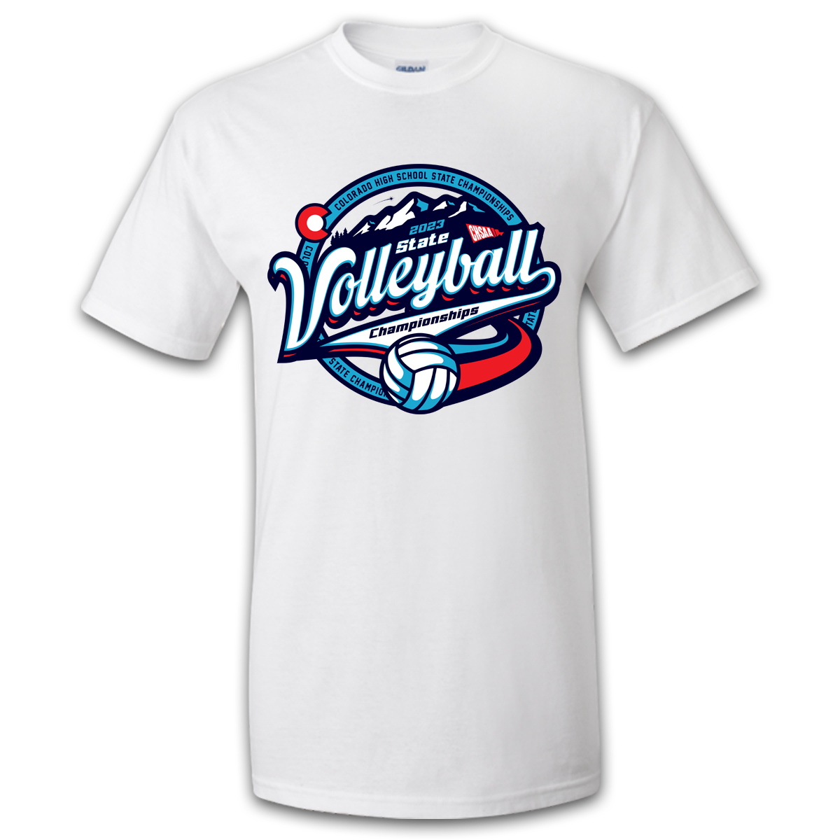 2023 CHSAA State Championship Girls Volleyball T-Shirt