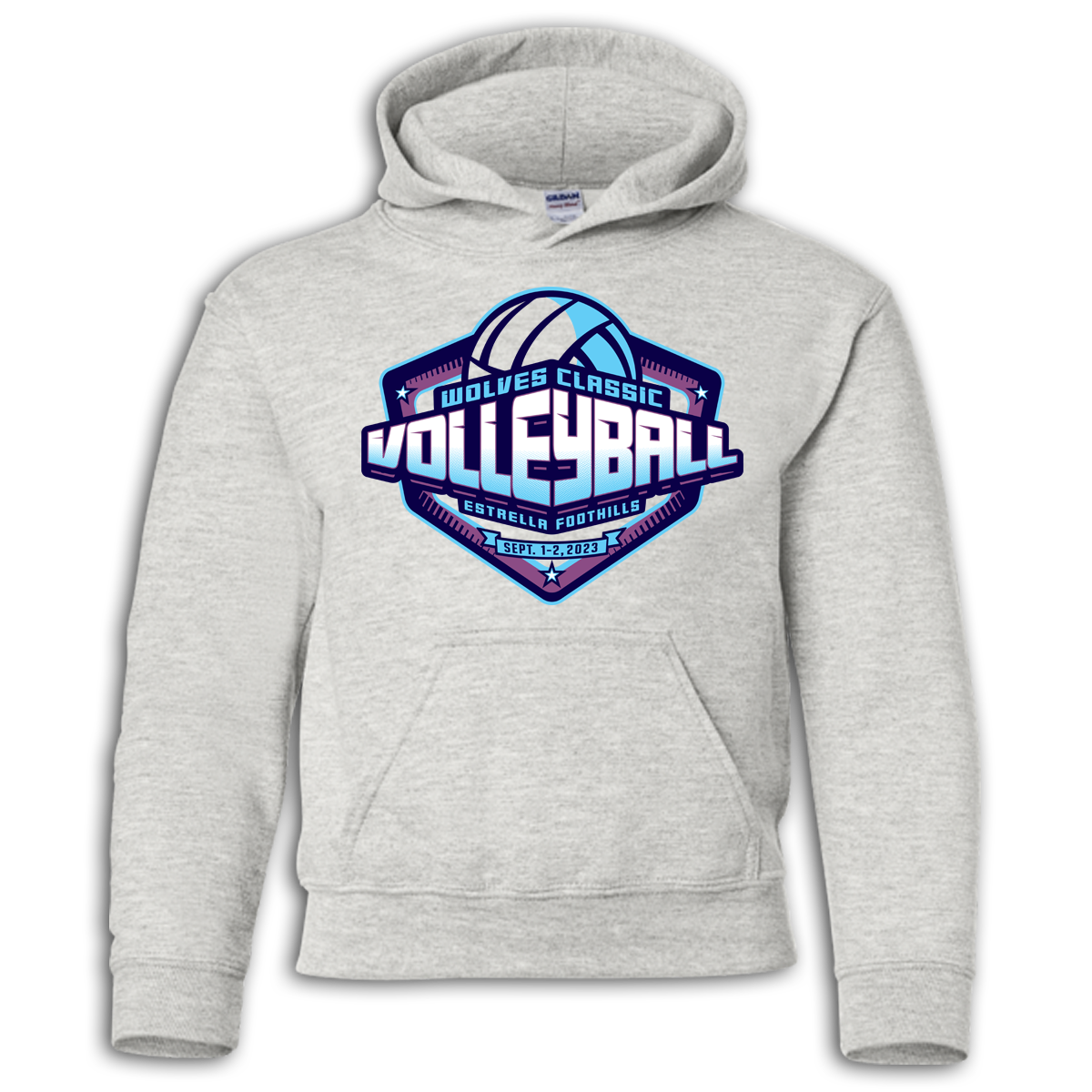 2023 Estrella Foothills Wolves Classic Volleyball Tournament Hoodie