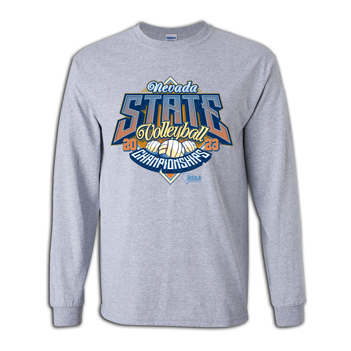 2023 NIAA State Championship Boys Volleyball Long Sleeve Shirt