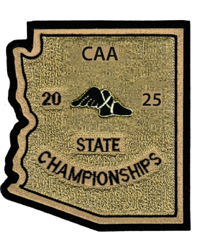 2025 CAA State Championship Track & Field Patch