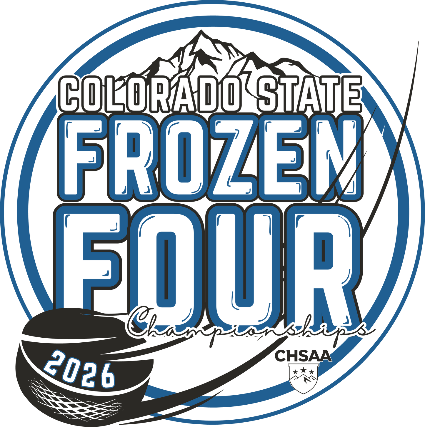 2026 CHSAA State Championship Ice Hockey Sticker 3-Pack