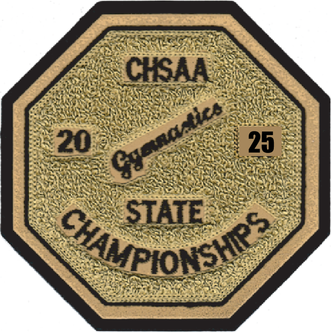 2025 CHSAA State Championship Gymnastics Patch