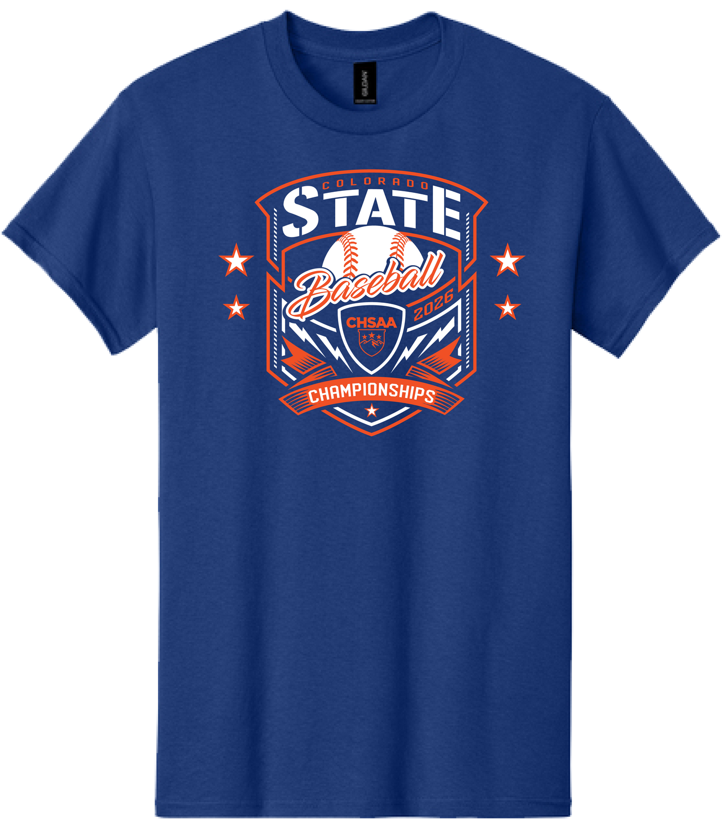 2026 CHSAA State Championship Baseball T-Shirt - ROYAL