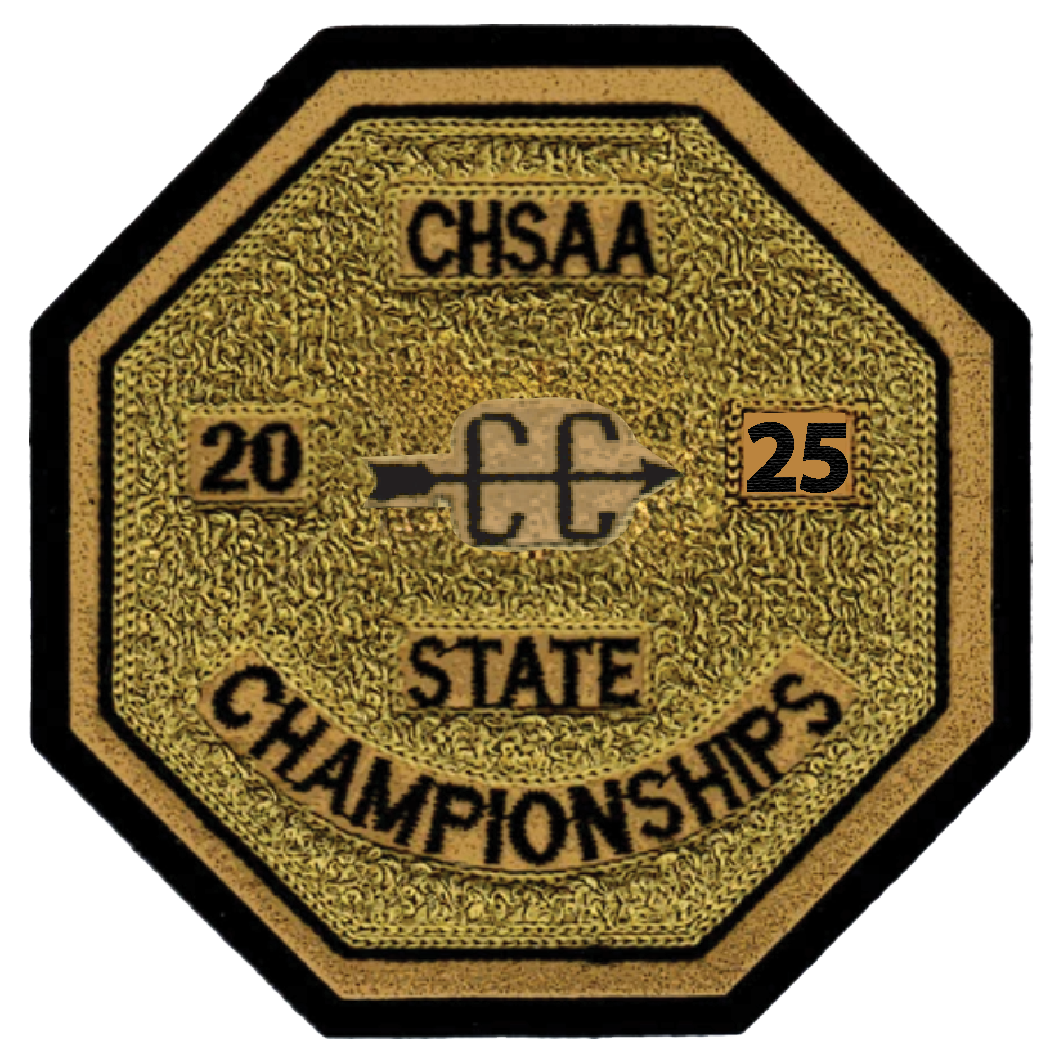 2025 CHSAA State Championship Cross Country Patch