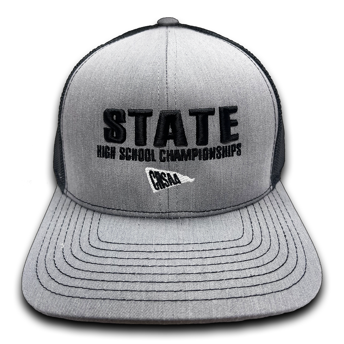 CHSAA State Championship Charcoal Gray & Black Cap