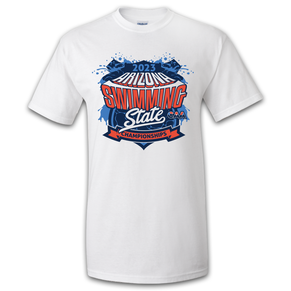 2023 CAA State Championship Swimming T-Shirt