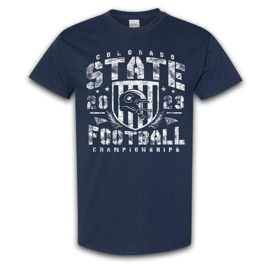 2023 CHSAA State Championship Football Navy T-Shirt