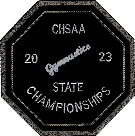 2023 CHSAA State Championship Gymnastics Patch