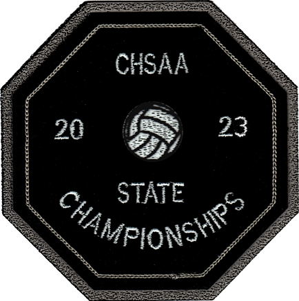 2023 CHSAA State Championship Volleyball Patch