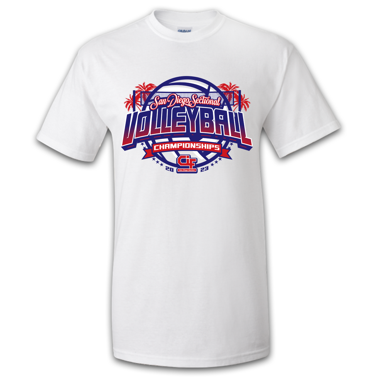 2023 CIF-SDS Championship Girls Volleyball T-Shirt