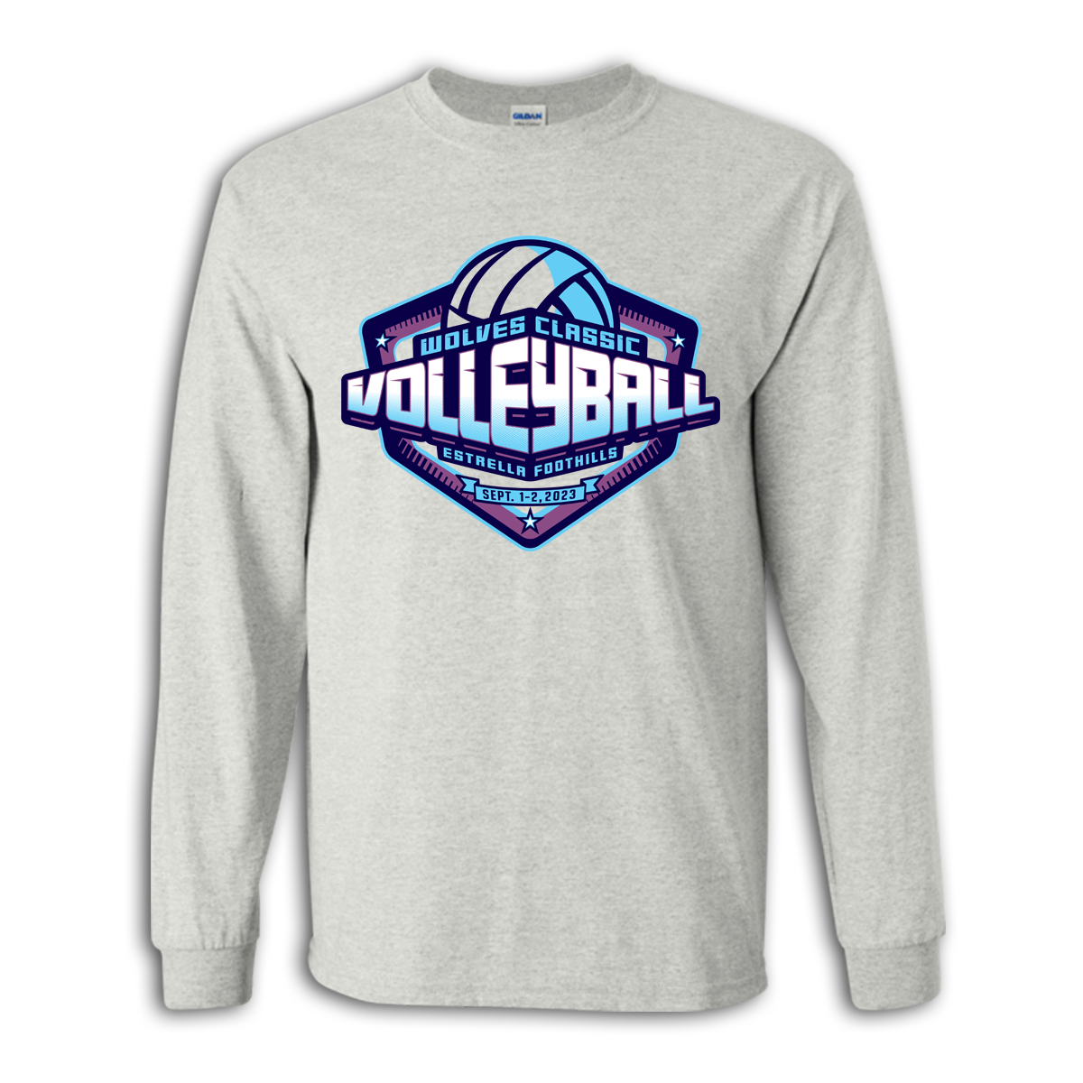 2023 Estrella Foothills Wolves Classic Volleyball Tournament Long Sleeve Shirt