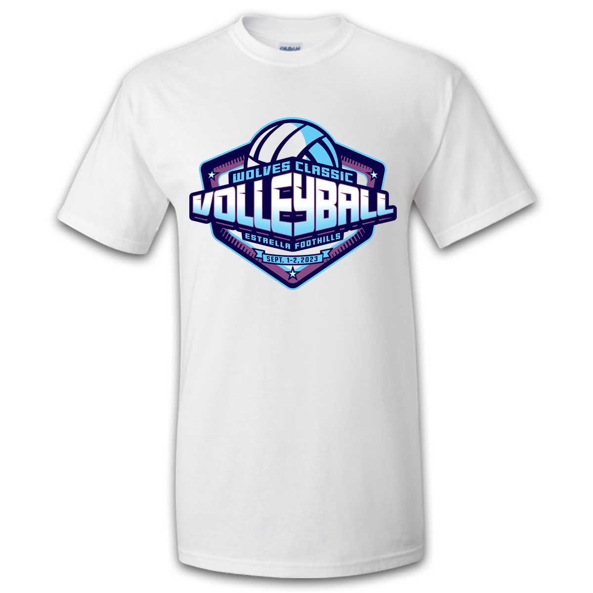 2023 Estrella Foothills Wolves Classic Volleyball Tournament T-Shirt