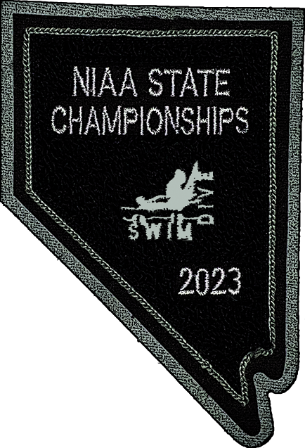 2023 NIAA State Championship Swim & Dive Patch