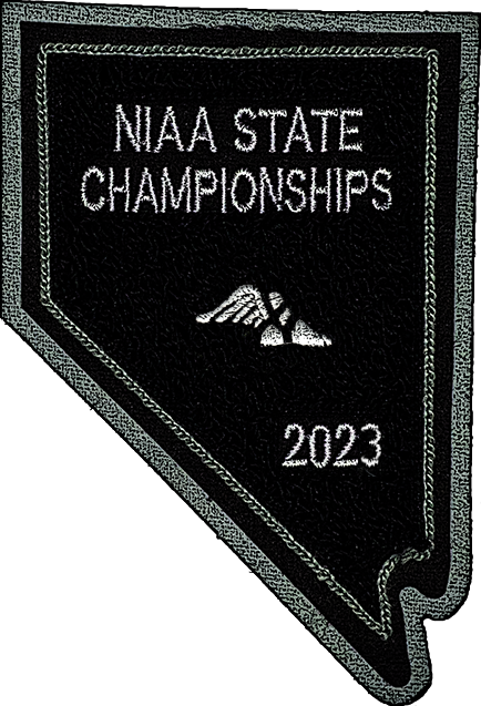2023 NIAA State Championship Track & Field Patch