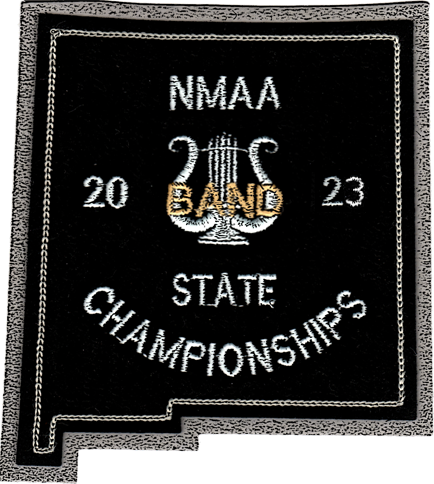 2023 NMAA State Championship Concert Band Patch