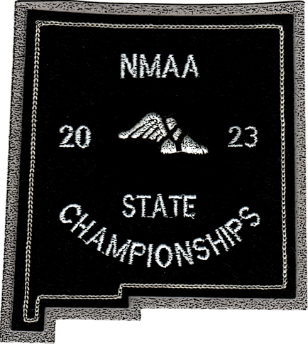 2023 NMAA State Championship Track & Field Patch