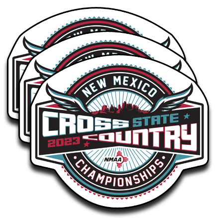 2023 NMAA State Championship Cross Country Sticker 3-Pack