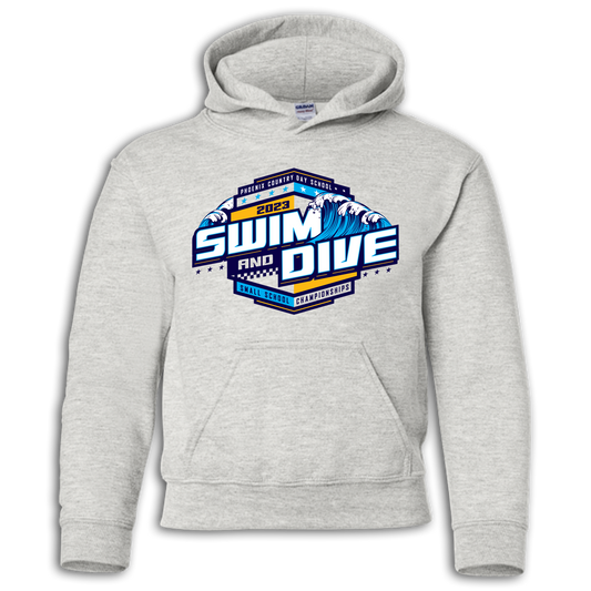 2023 PCDS Small School Swim & Dive Championship Hoodie