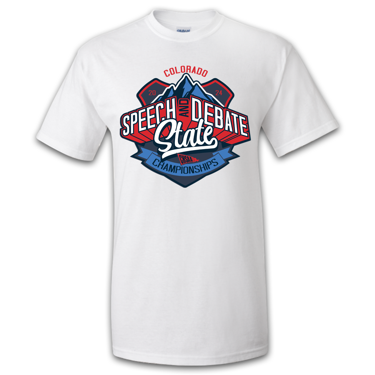 2024 CHSAA State Championship Speech & Debate T-Shirt