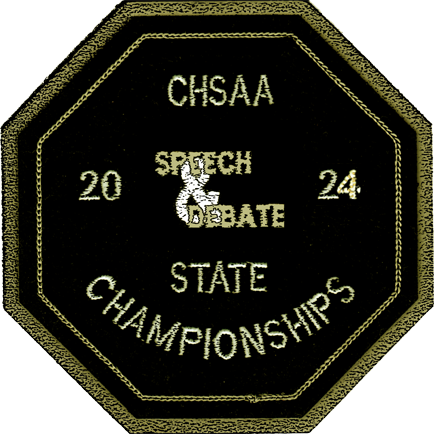 2024 CHSAA State Championship Speech & Debate Patch