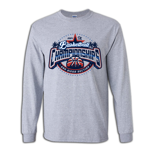 2024 CIF-SDS Championship Basketball Long Sleeve Shirt