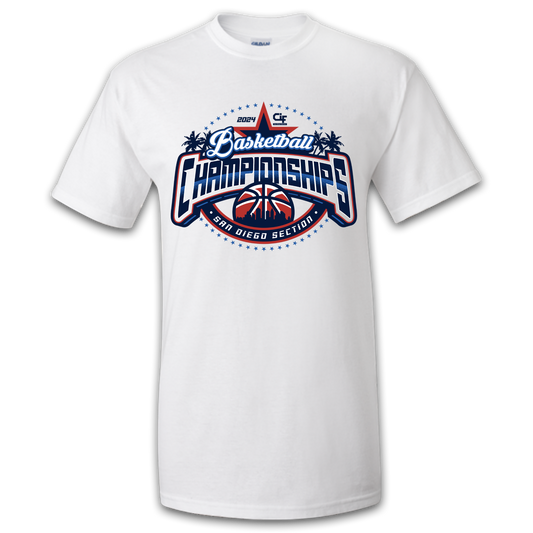 2024 CIF-SDS Championship Basketball T-Shirt