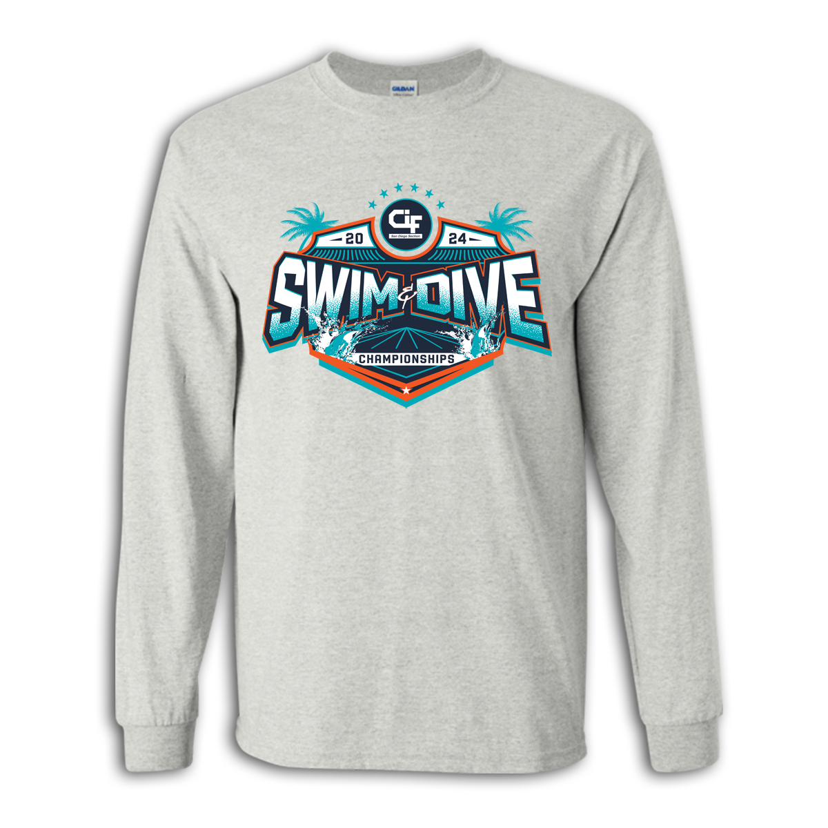 2024 CIF-SDS Championship Swim & Dive Long Sleeve Shirt