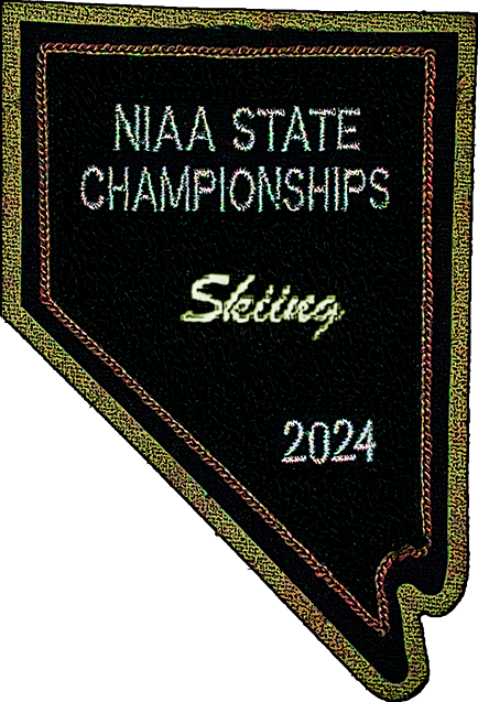 2024 NIAA State Championship Skiing Patch