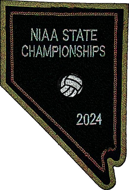 2024 NIAA State Championship Volleyball Patch
