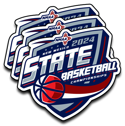 2024 NMAA State Championship Basketball Sticker 3-Pack