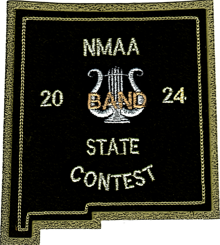 2024 NMAA State Championship Concert Band Patch