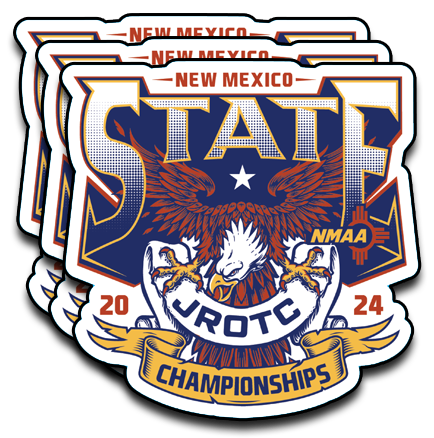 2024 NMAA State Championship JROTC Sticker 3-Pack