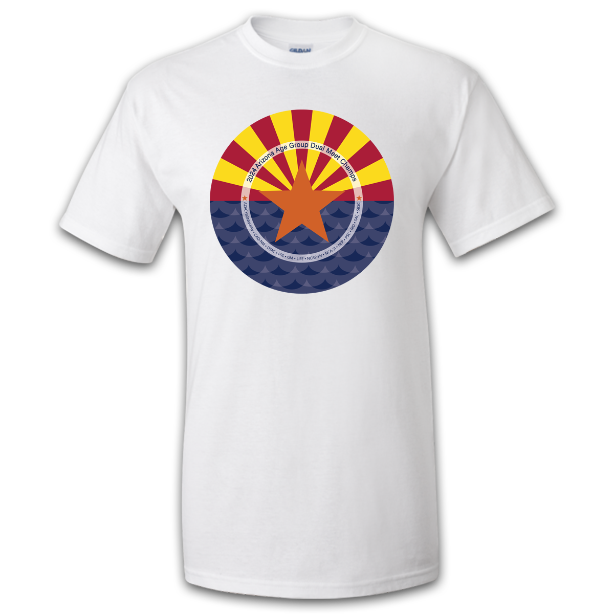 2024 Arizona Age Group Dual Meet Championship White T-Shirt