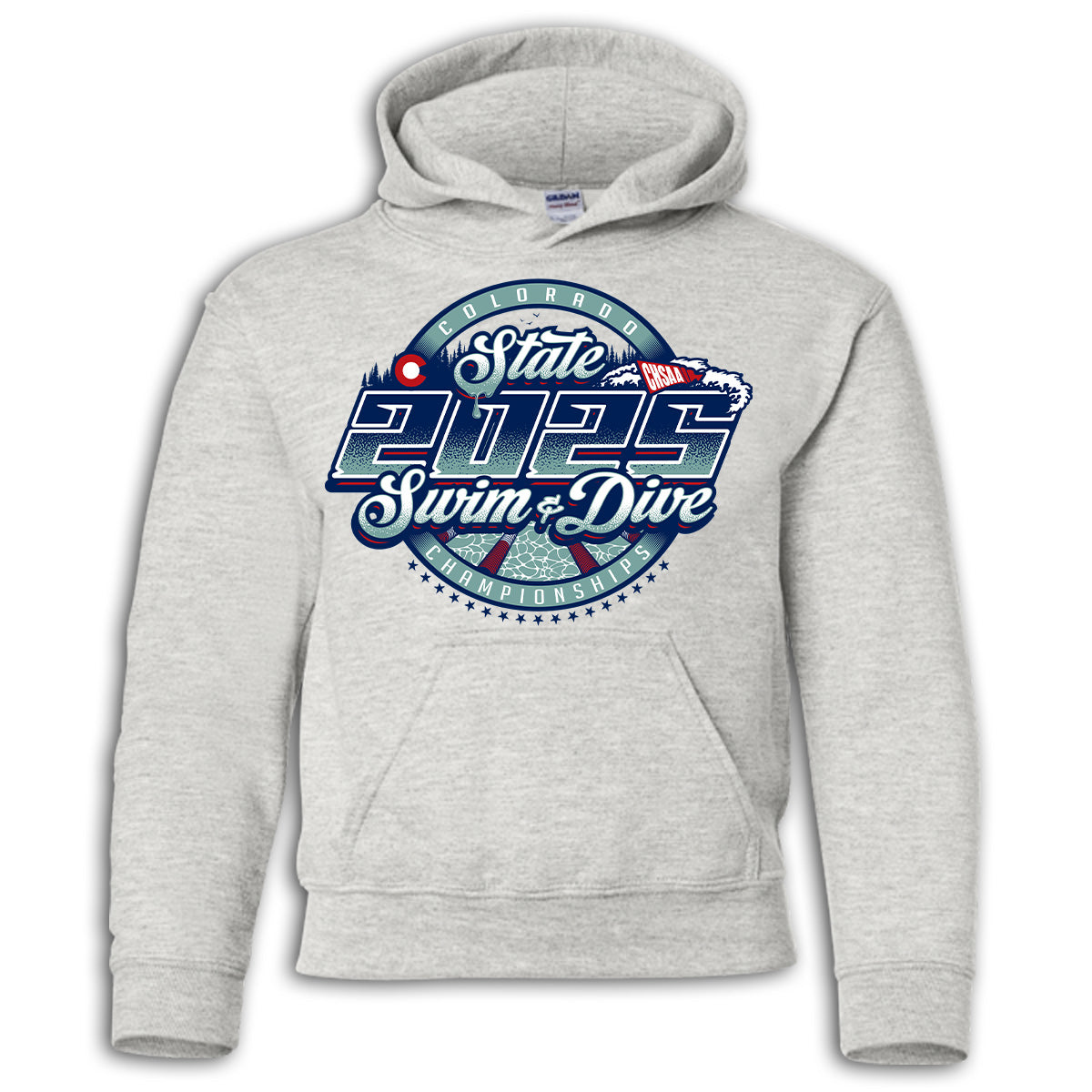 2025 CHSAA State Championship Girls Swim & Dive Hoodie