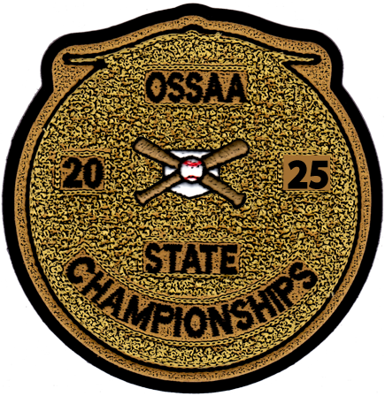 2025 OSSAA State Championship Baseball Patch