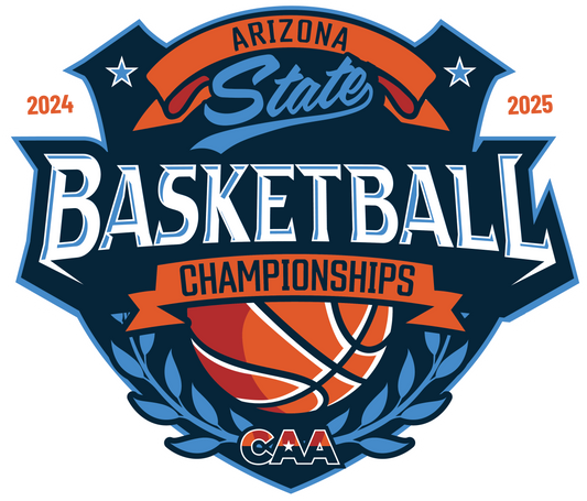 2025 CAA State Championship Basketball Sticker 3-Pack