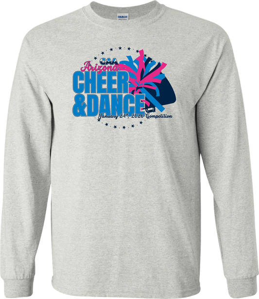 2026 CAA Cheer & Dance Preliminary Competition  Long Sleeve Shirt