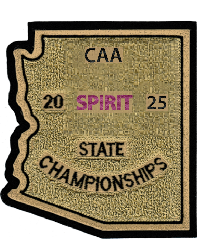 2025 CAA State Championship Spirit Patch