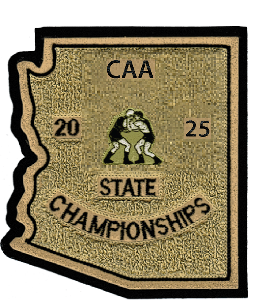 2025 CAA State Championship Wrestling Patch