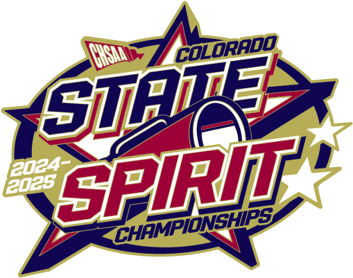 2024-25 CHSAA State Spirit Championships Lapel Pin