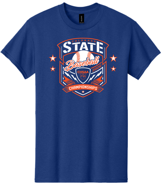 2026 CHSAA State Championship Baseball T-Shirt - ROYAL