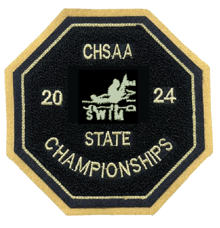 2024 CHSAA State Championship Swim & Dive Patch