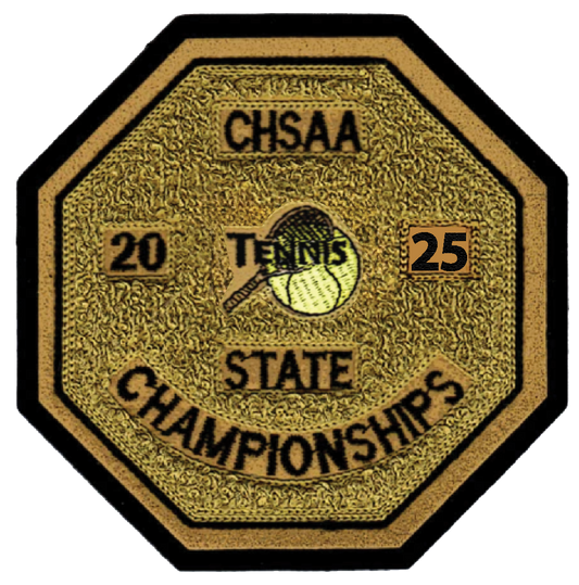 2025 CHSAA State Championship Tennis Patch