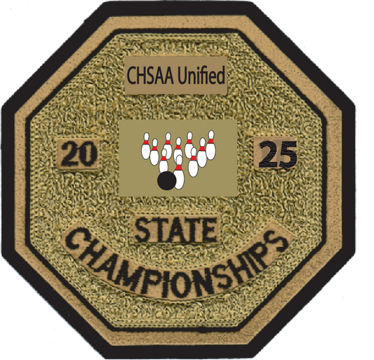 2025 CHSAA State Championship Unified Bowling Patch