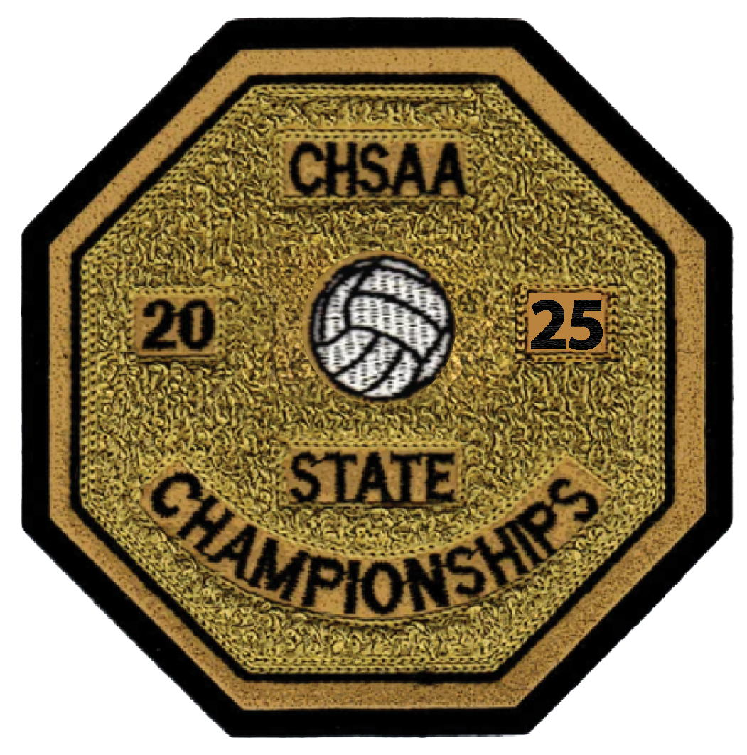 2025 CHSAA State Championship Volleyball Patch
