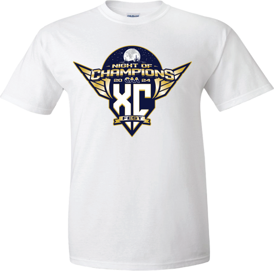 2024 CAA Night of Champions XC Invitational - T-Shirt - White