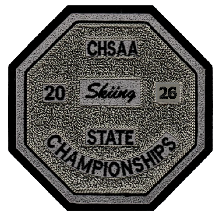 2026 CHSAA State Championship Skiing Patch