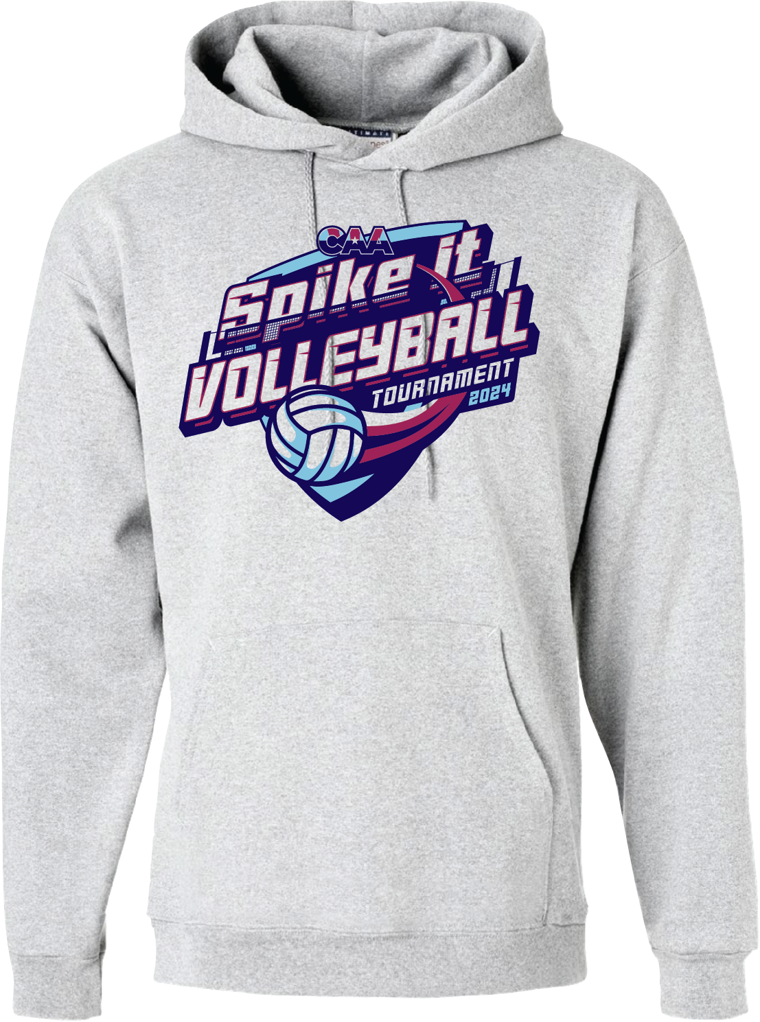 2024 CAA Spike It Tournament Volleyball Hoodie