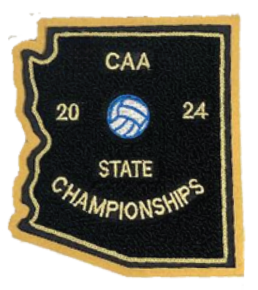 2024 CAA State Championship Volleyball Patch